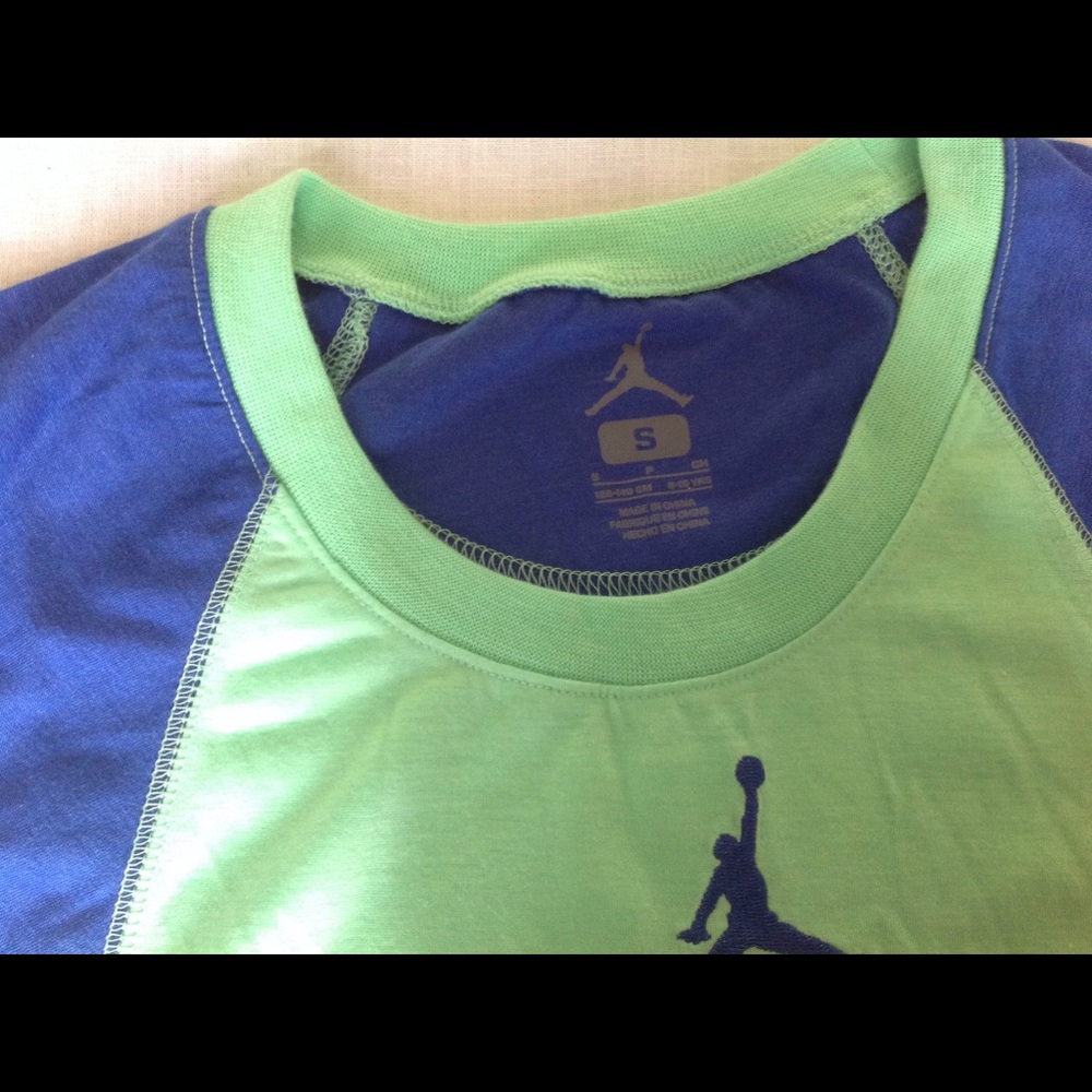 Nike girls raglan tee t shirt Air Jordan Jumpman - Picture 4 of 6